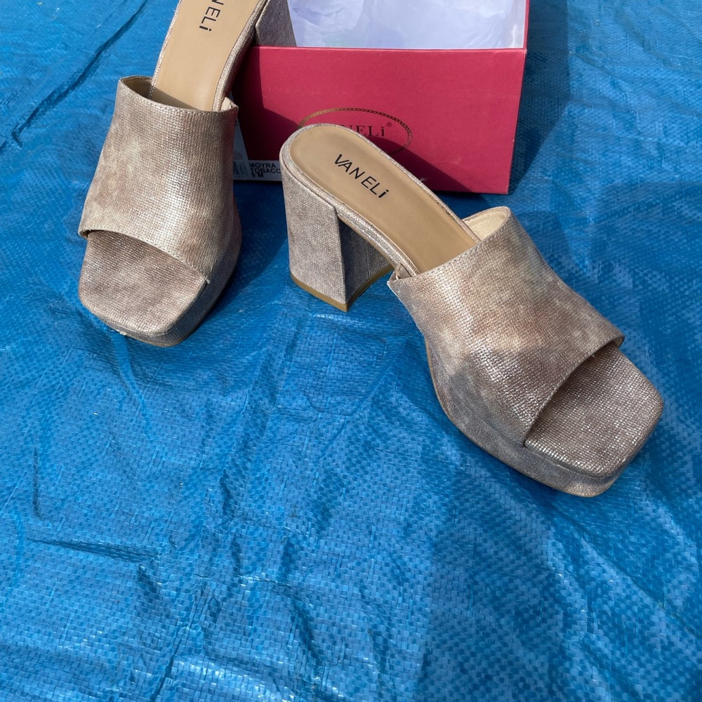 Vaneli Women's Heel Mules size 9 perfect condition